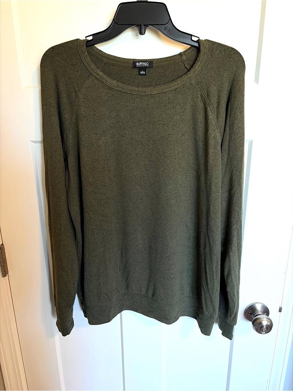 Buffalo David Bitton Long Sleeve Top Women’s Olive Green Size Large